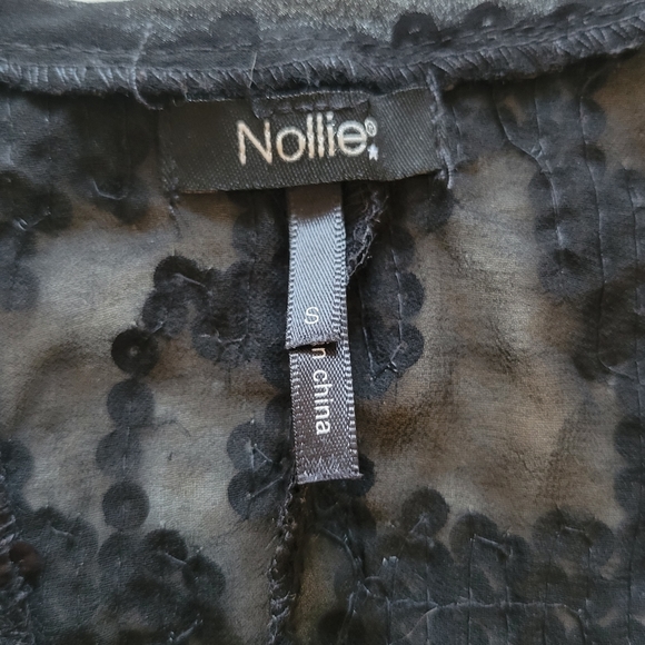 Semi-Sheer Sequin Top - Picture 4 of 5